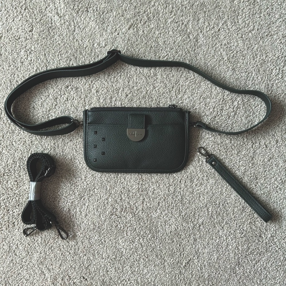 Green Wallet Rad Rev Sling Wallet in Pine Rad Revolution 4 in 1 Bag Belt Bag